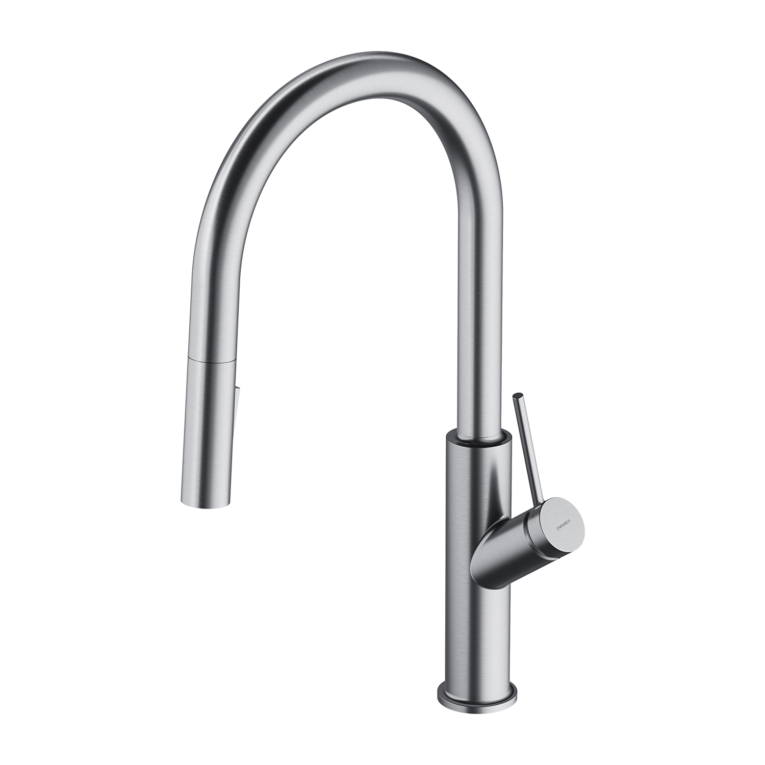 Omnires Bend keukenkraan staand nikkel BE6455NI