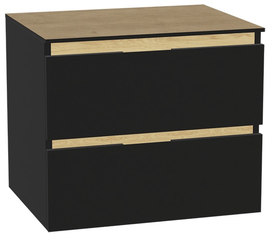 Set kastbehuizing Excellent Tuto 2.0 MLEX.2172.600.BKBL, badkamerblad op kast Excellent Tuto 2.0 MLEX.2116.600.BL, MLEX.2151.600.01.BK