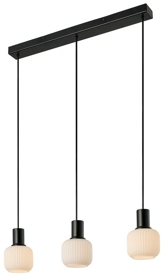 Nordlux Milford hanglamp 3x25 W zwart 2412623003
