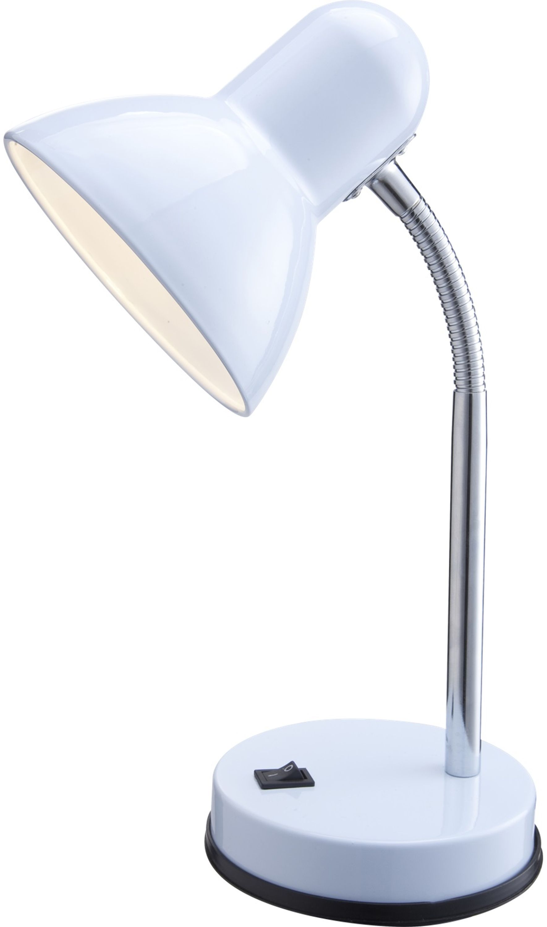Globo Lighting Basic bureaulamp 1x40 W wit-chroom 2485