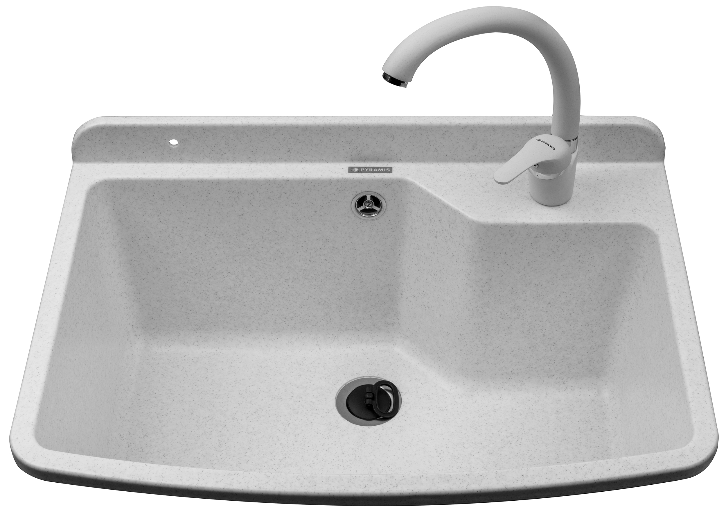 Pyramis Max tuinwastafel met kraan 61x44 cm kunststof 070178701 O