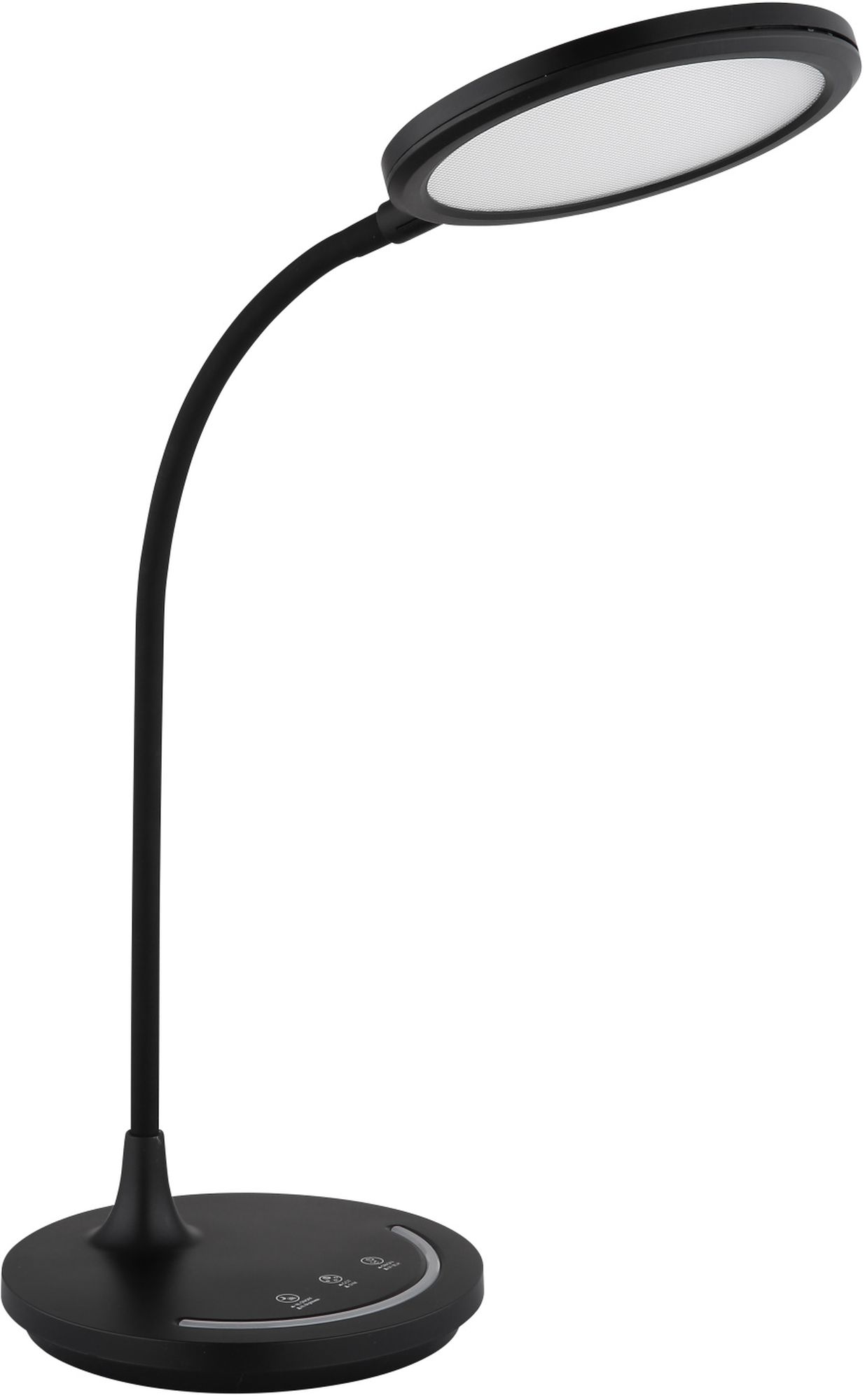 Globo Lighting bureaulamp 1x12 W zwart-opaal 58483