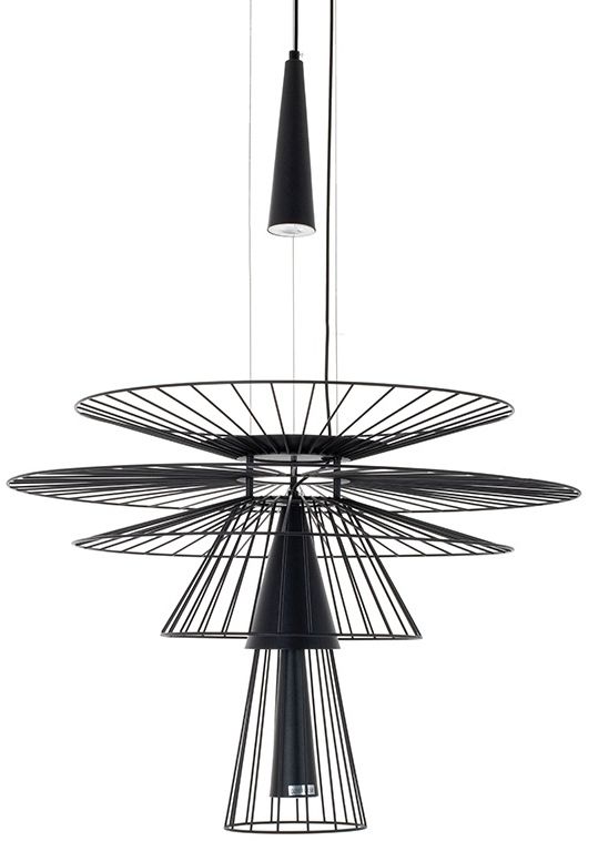 Moosee Sesto hanglamp 2x5 W zwart MSE1501100139