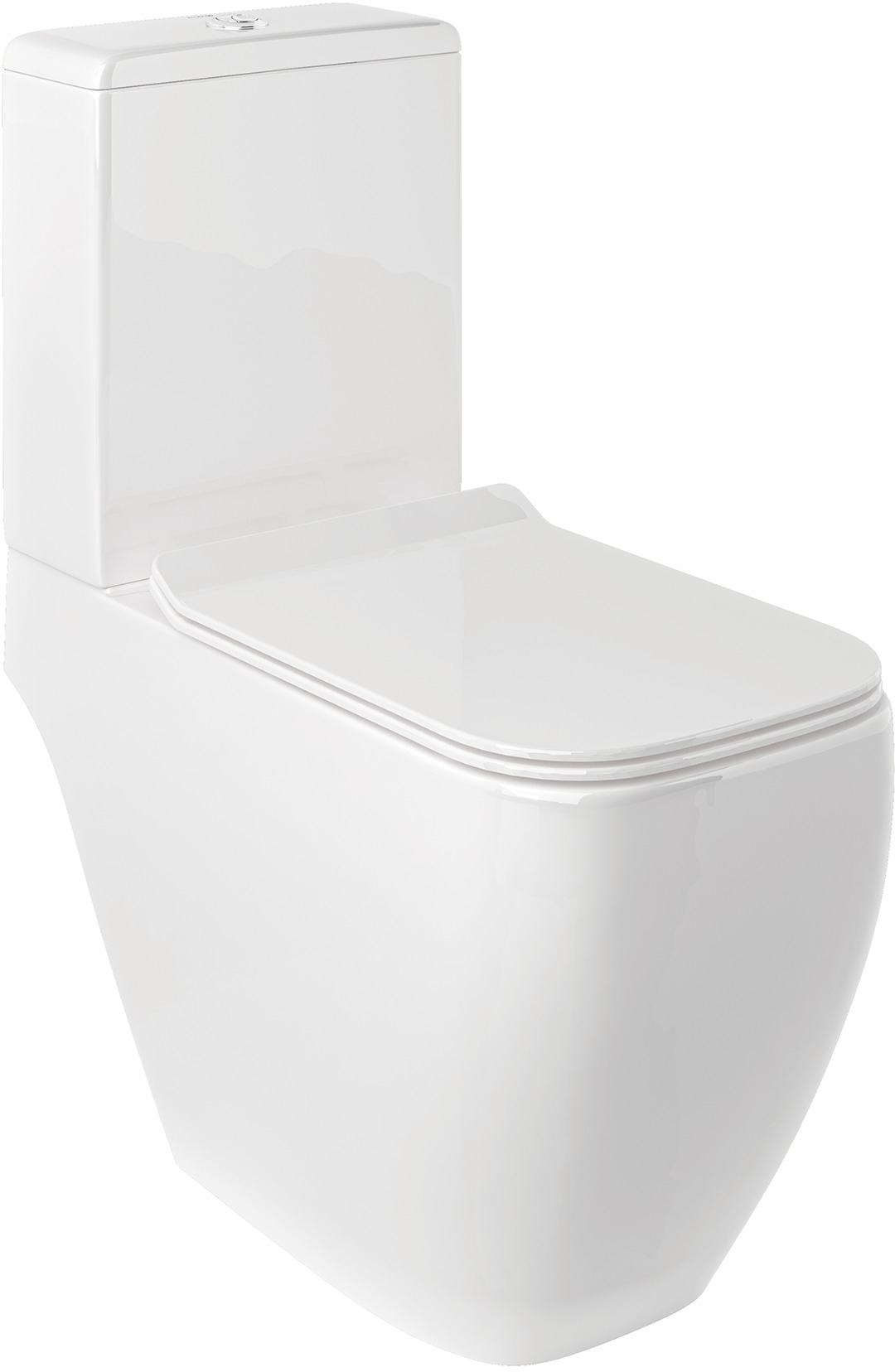 Kludi Resa C compacte toiletpot met vortexspoeling wit 28WCB0643