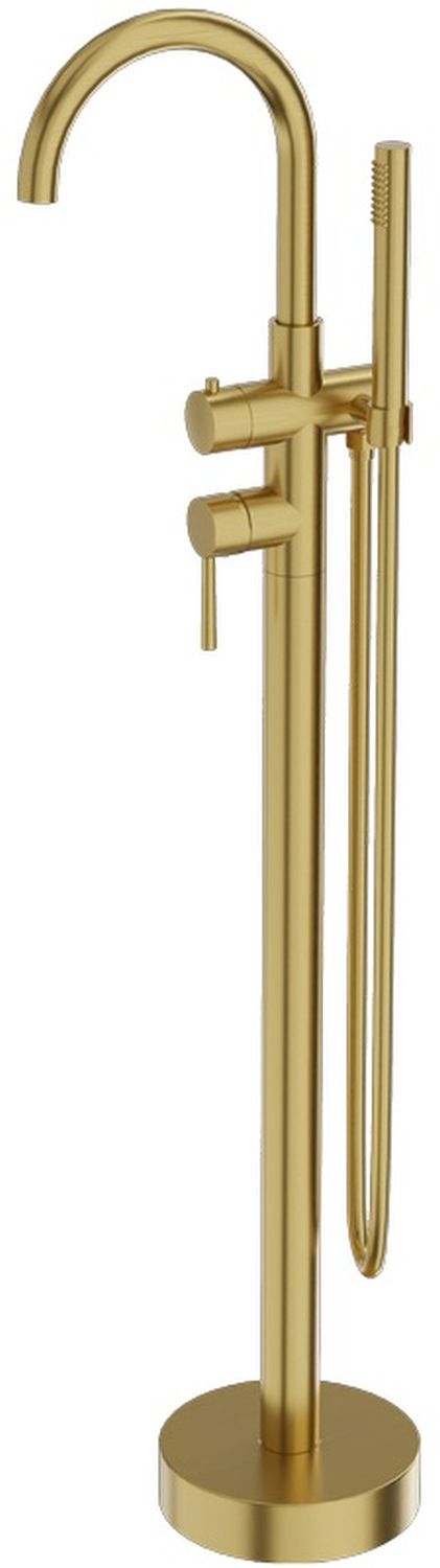 LaVita Orion bad- en douchekraan vrijstaand gouden 5900378357209