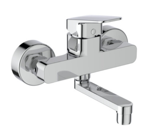 Ideal Standard Ceraplan wastafelkraan wand chroom BD241AA