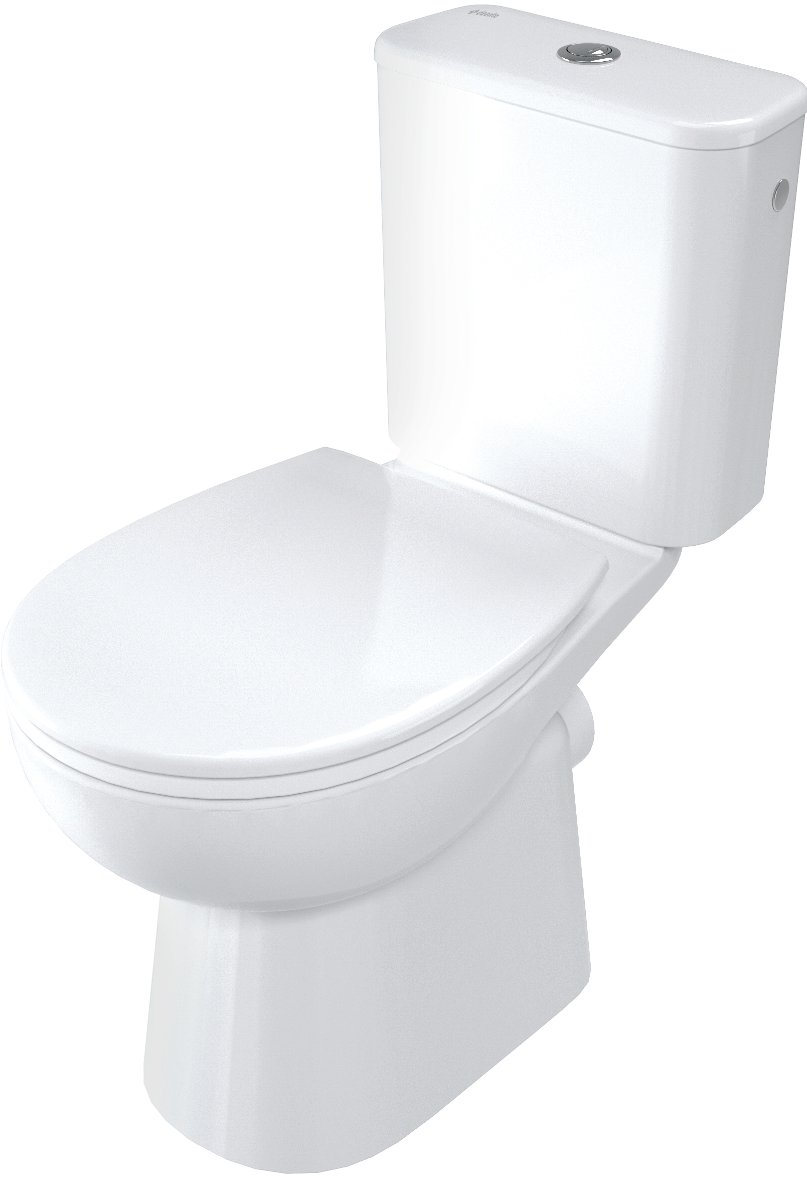 Deante Funkia Evo eendelig toilet met softclose toiletbril wit CDFD_6RPS