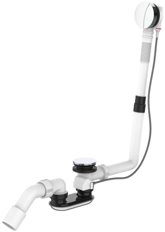 Laufen Palomba badkuipsifon chroom H2951420040001