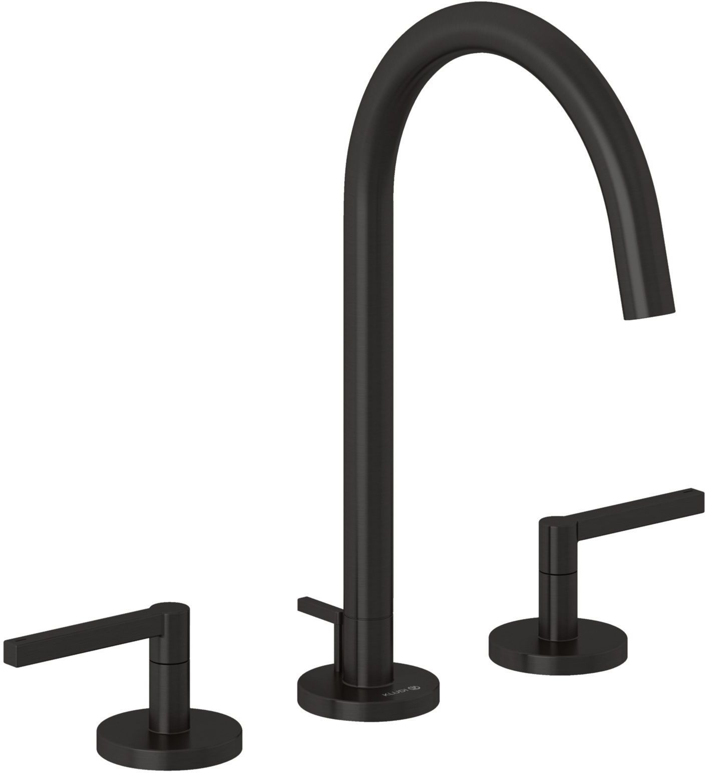 Kludi Nova Fonte Puristic wastafelkraan staand zwart 20143N215