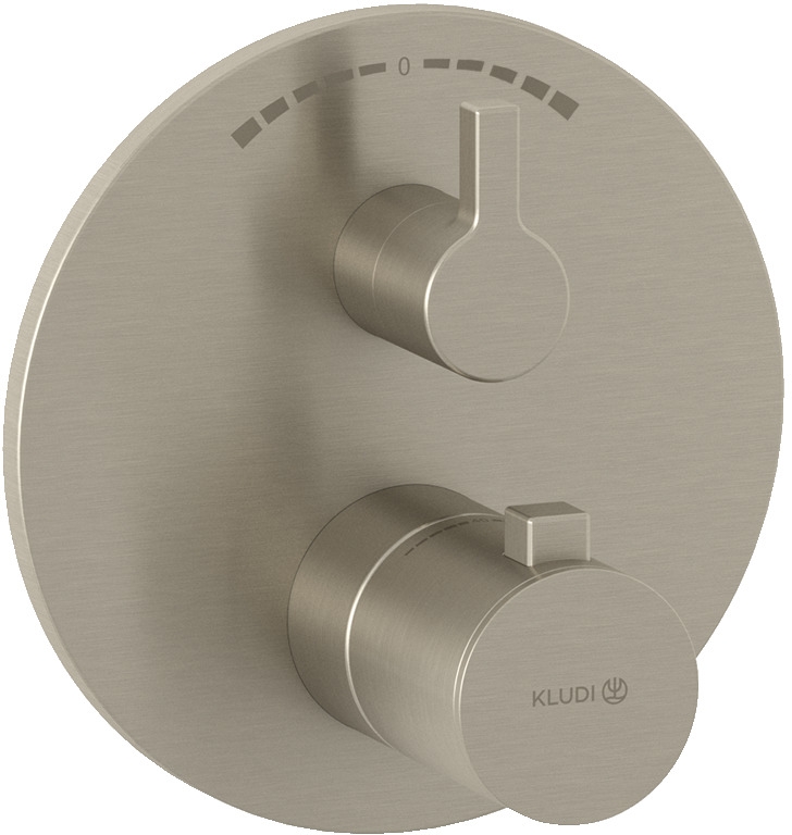 Kludi Nova Fonte Puristic bad- en douchekraan inbouw met thermostaat || 20810N515