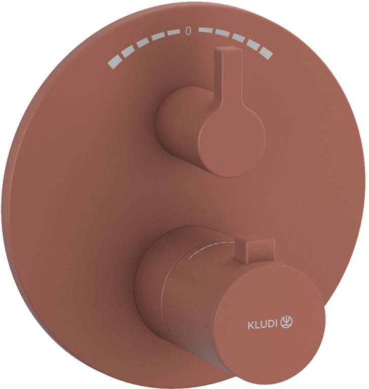 Kludi Nova Fonte Puristic bad- en douchekraan inbouw met thermostaat || 20810O515