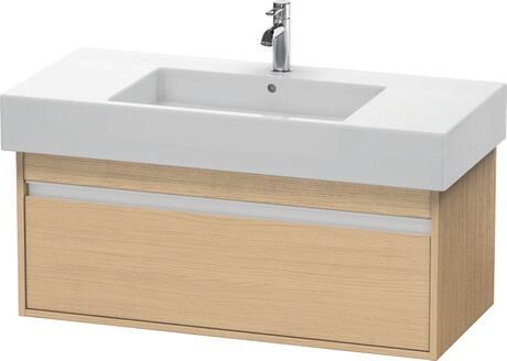 Duravit Ketho kast 100x45.5x41 cm hangend onder de wastafel eik KT669103030
