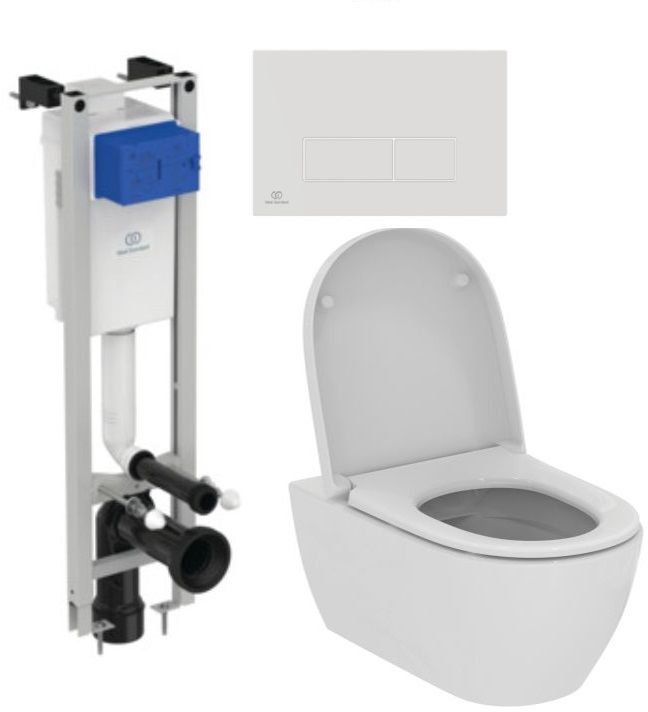 Set combi-pack set met zitting Ideal Standard i.Life O T572501, inbouwframe Ideal Standard Prosys E233267, R0121AC