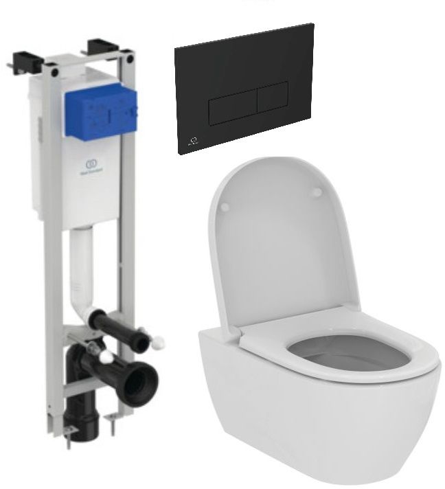 Set combi-pack set met zitting Ideal Standard i.Life O T572501, inbouwframe Ideal Standard Prosys E233267, R0121A6