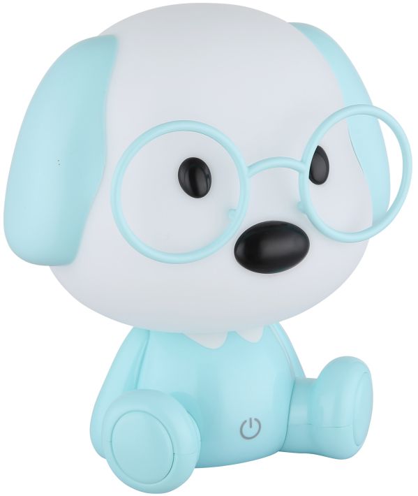 Globo Lighting Puppy nachtlampje voor kinderen 1x1 W blauw 21761B