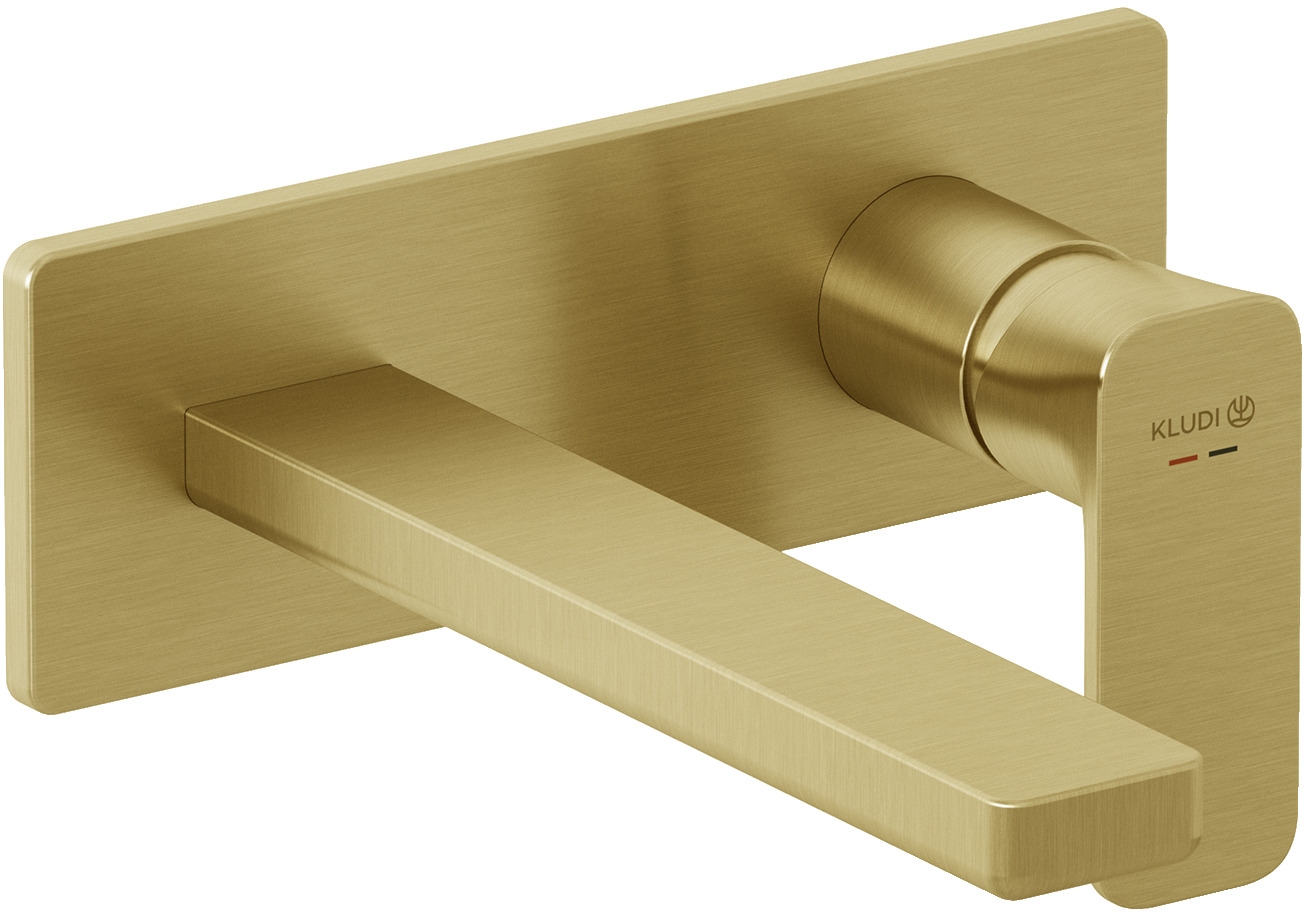 Kludi Renon wastafelkraan inbouw gouden 42244N075