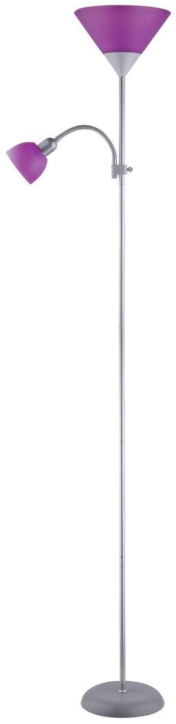Rabalux Action staanlamp 2x100 W paars-zilveren 4020