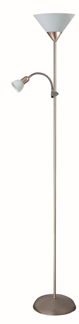 Rabalux Action staanlamp 2x100 W wit-chroom 4064