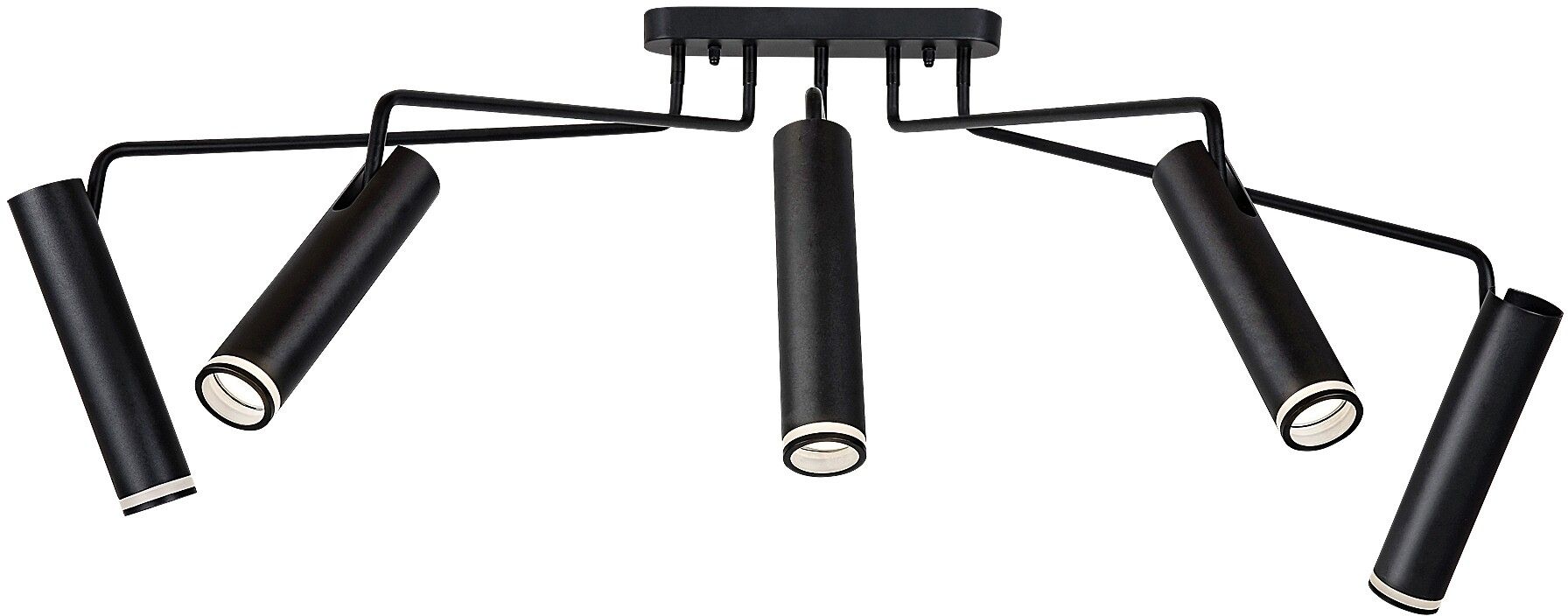 Rabalux Senobia plafondlamp 5x35 W zwart 73040