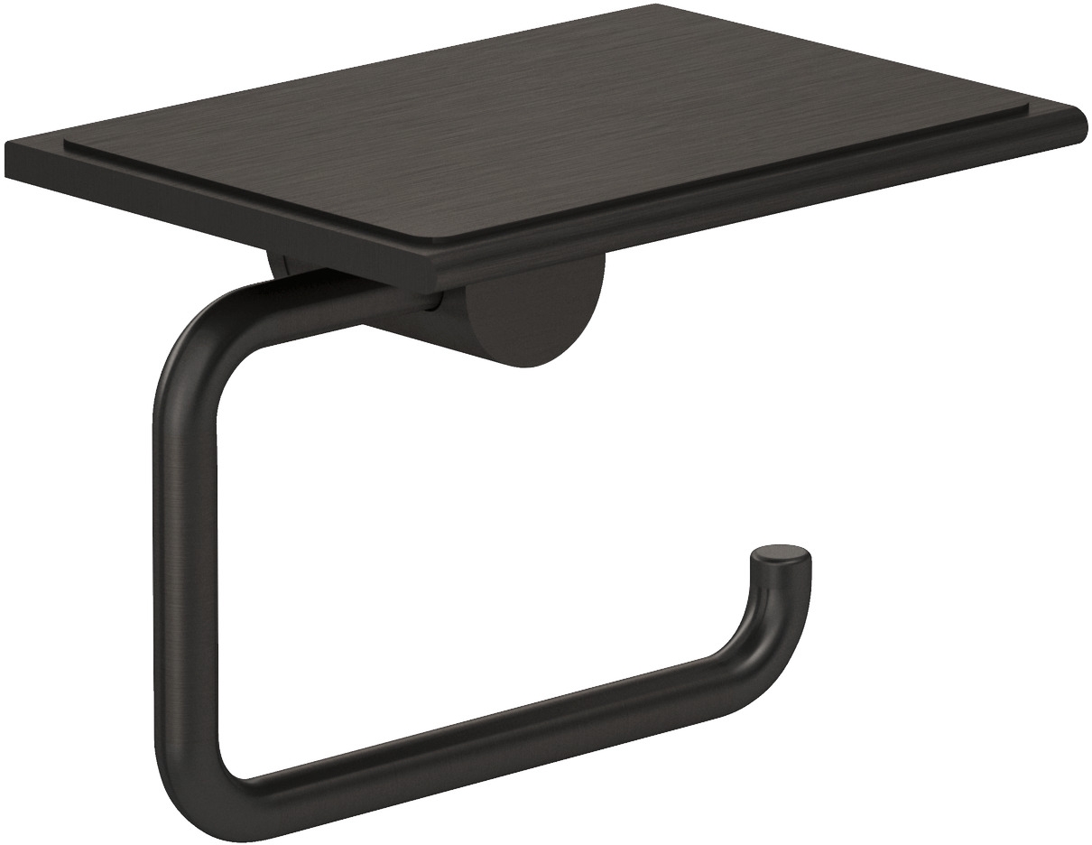 Kludi Vela R toiletpapierhouder zwart 58971N2