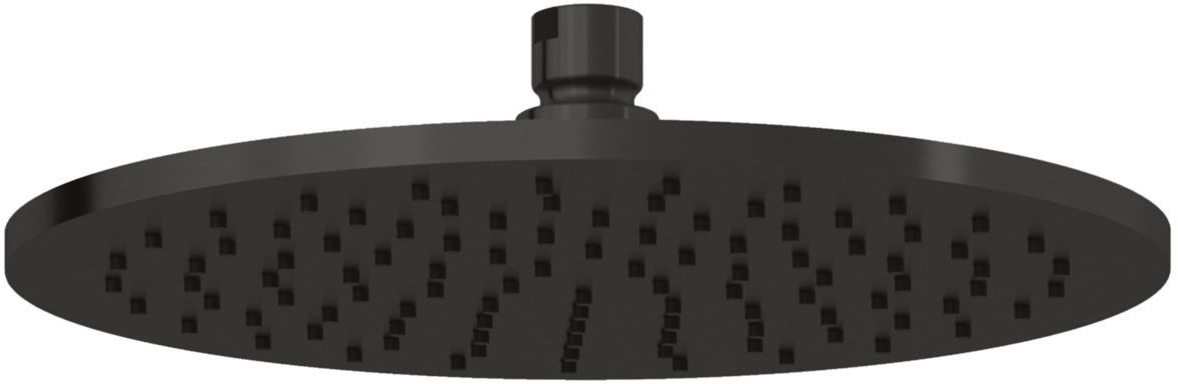 Kludi A-QA regendouche 25x25 cm rond zwart 64325N2-00