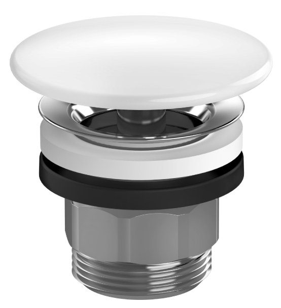 Hansgrohe wastafelstop wit 50110450