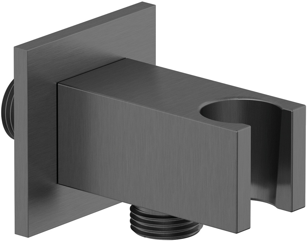 Kludi A-QA hoekverbinding met handvat zwart 65569N2-00
