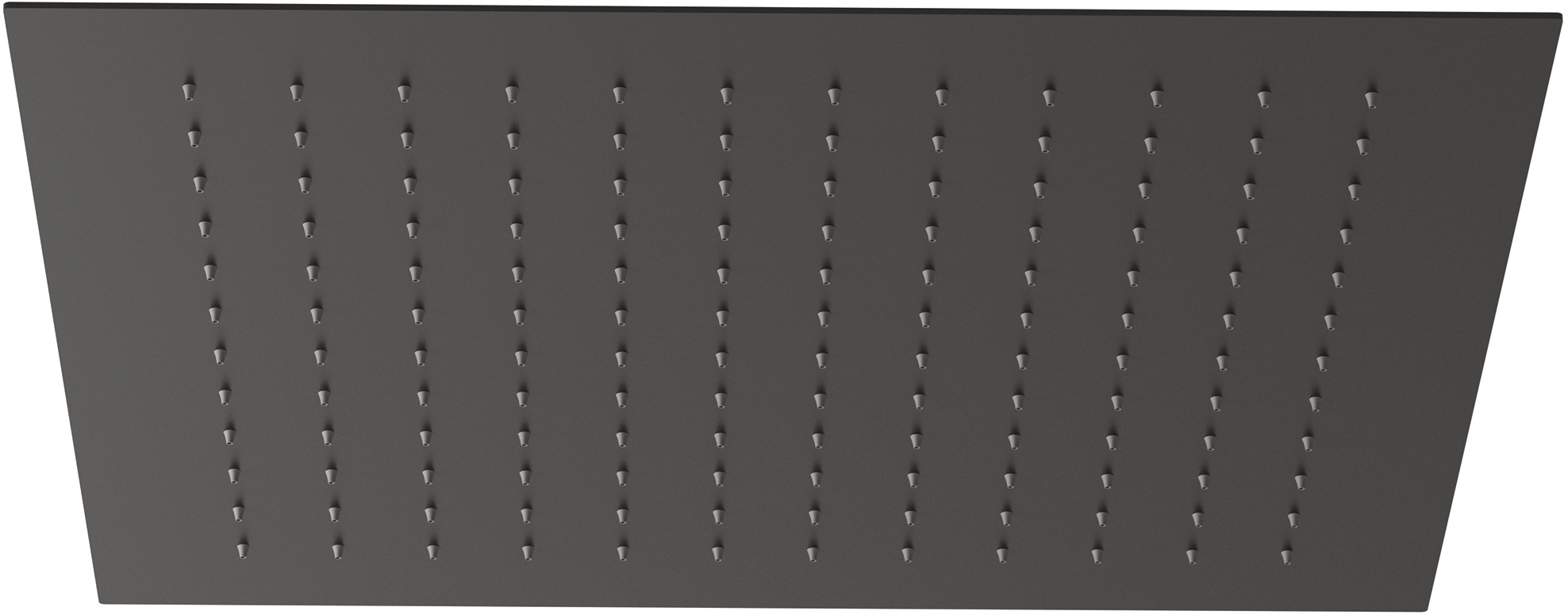 Kludi Asana regendouche 44x44 cm vierkant zwart 6941039-00