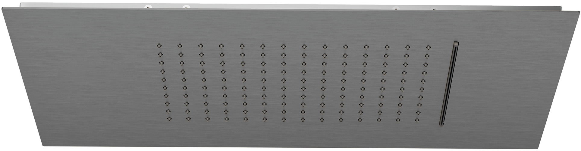 Kludi Asana regendouche 60x30 cm rechthoekig zwart 69450N2-00