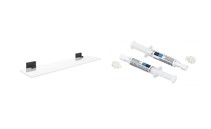 Set plank Grohe Start Cube 411092430, lijm Grohe 41128000
