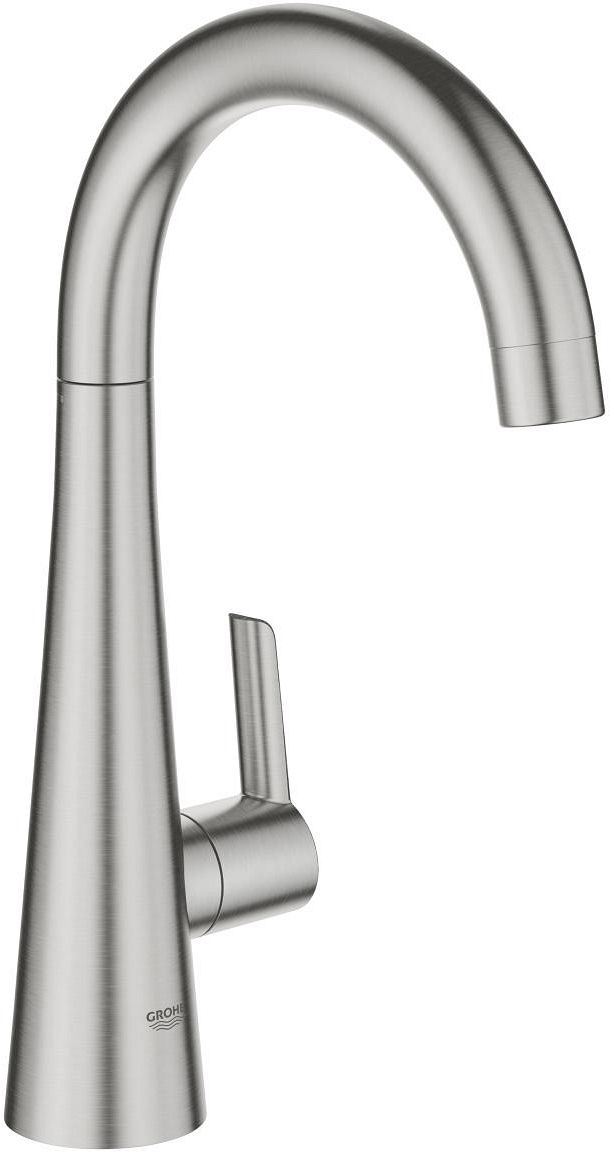 Grohe Zedra keukenkraan staand SuperSteel 30026DC2