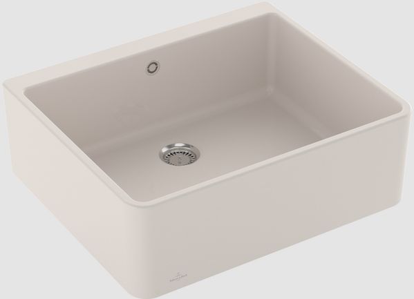 Villeroy & Boch Farmhouse keramische spoelbak 59.5x50 cm 636001KR