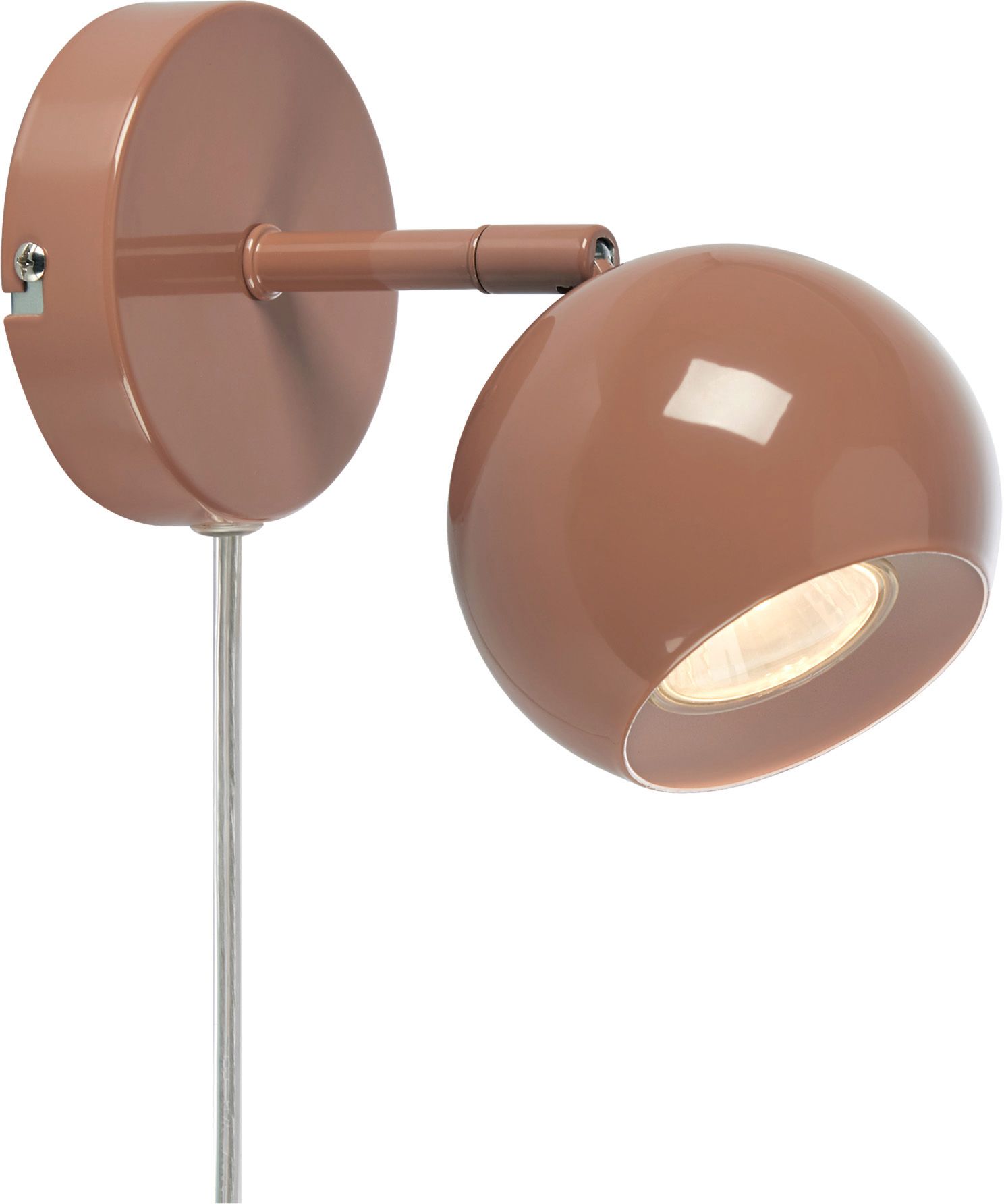 Markslöjd Pop wandlamp 1x7 W bruin 108984