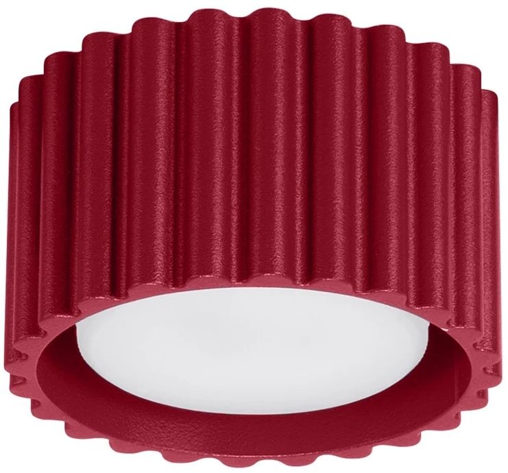 Sollux Lighting Aura plafondlamp 1x10 W bourgondisch rood SL.1822