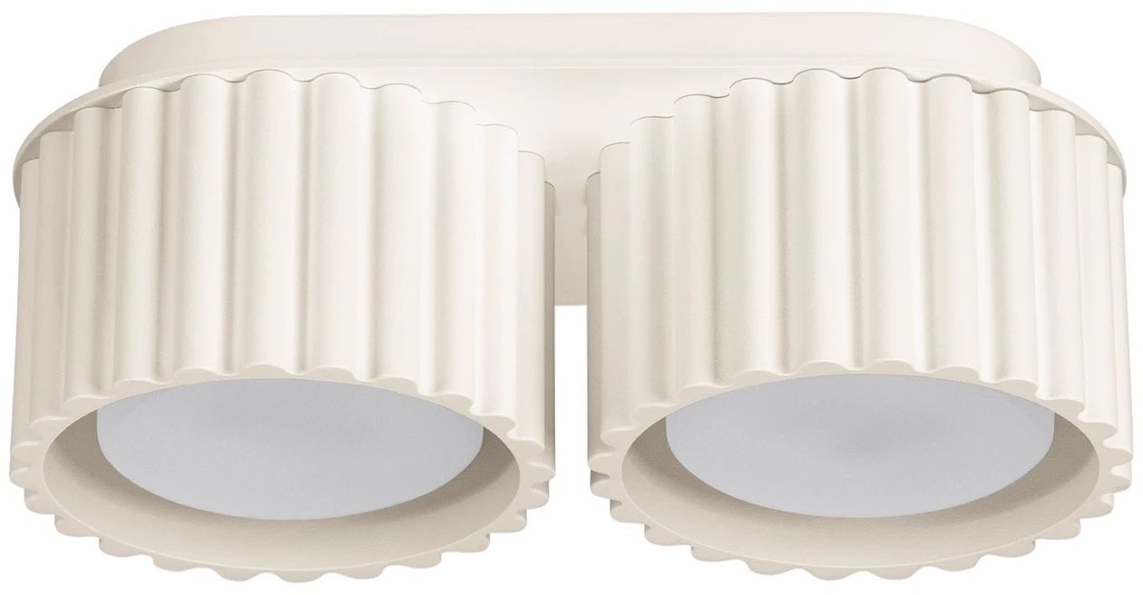 Sollux Lighting Aura plafondlamp 2x10 W beige SL.1793