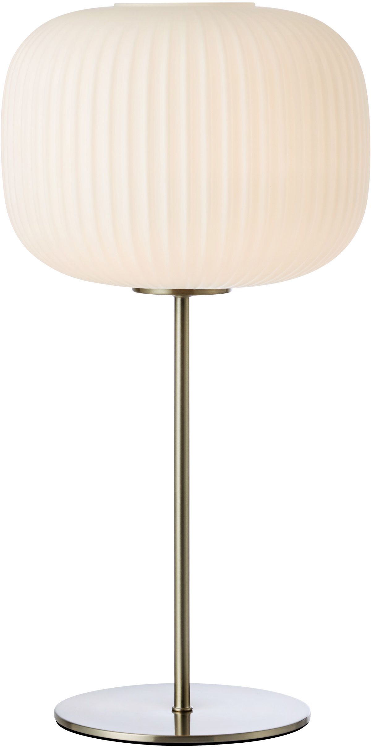 Markslöjd Sober tafellamp 1x40 W wit-nikkel 109007