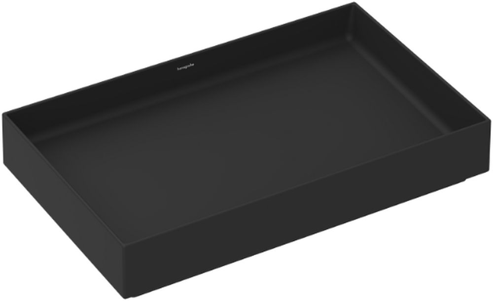 Hansgrohe Xuniva Evo E wastafel 65x40 cm rechthoekig opbouw zwart mat 60326670
