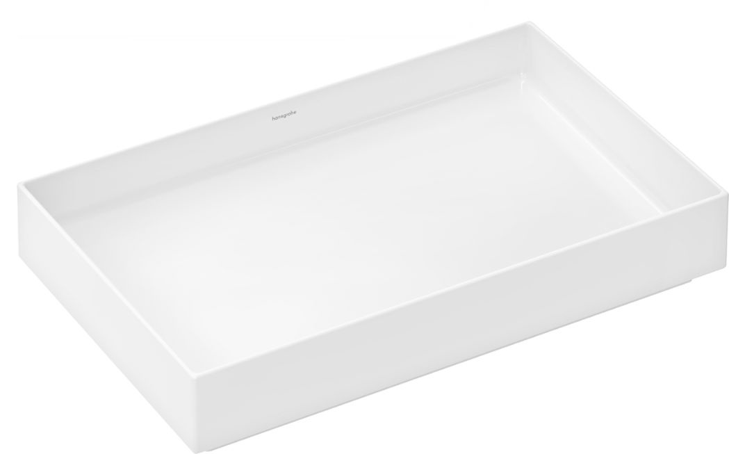 Hansgrohe Xuniva Evo U wastafel 65x40 cm rechthoekig opbouw wit glans 63015450
