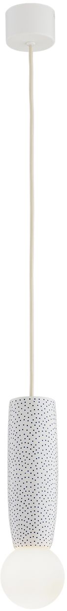 Argon Boll hanglamp 1x6 W wit-opaal-marineblauw 8938