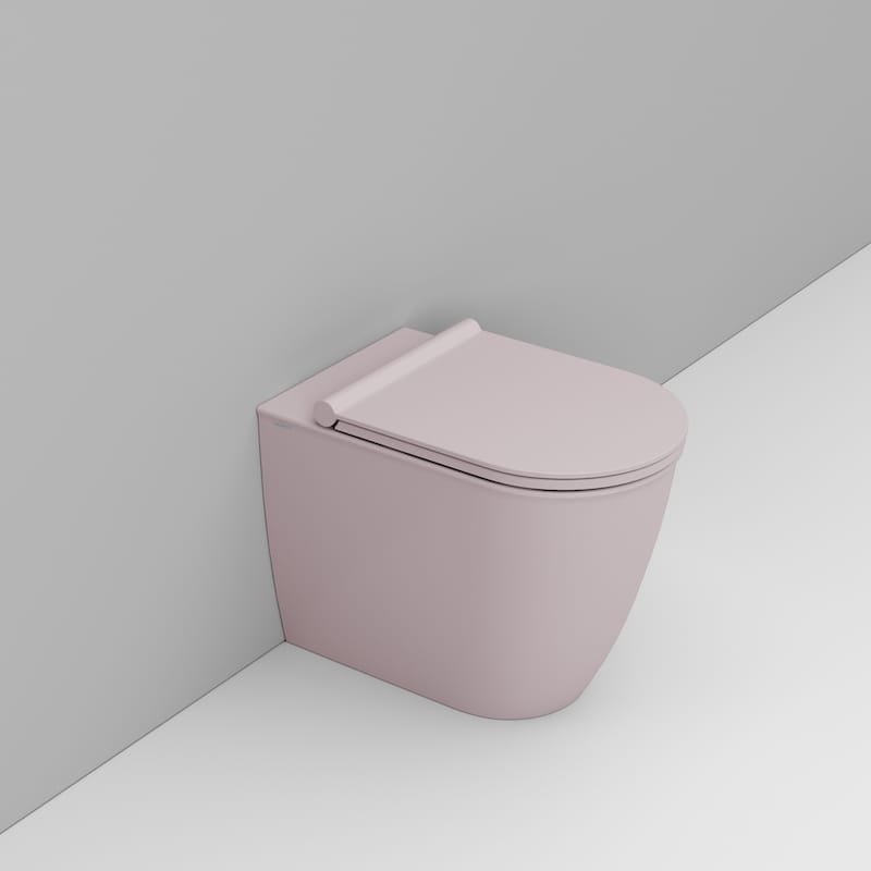 Ceramica Dolomite Mayka toiletpot staand zonder kraag roze D483165