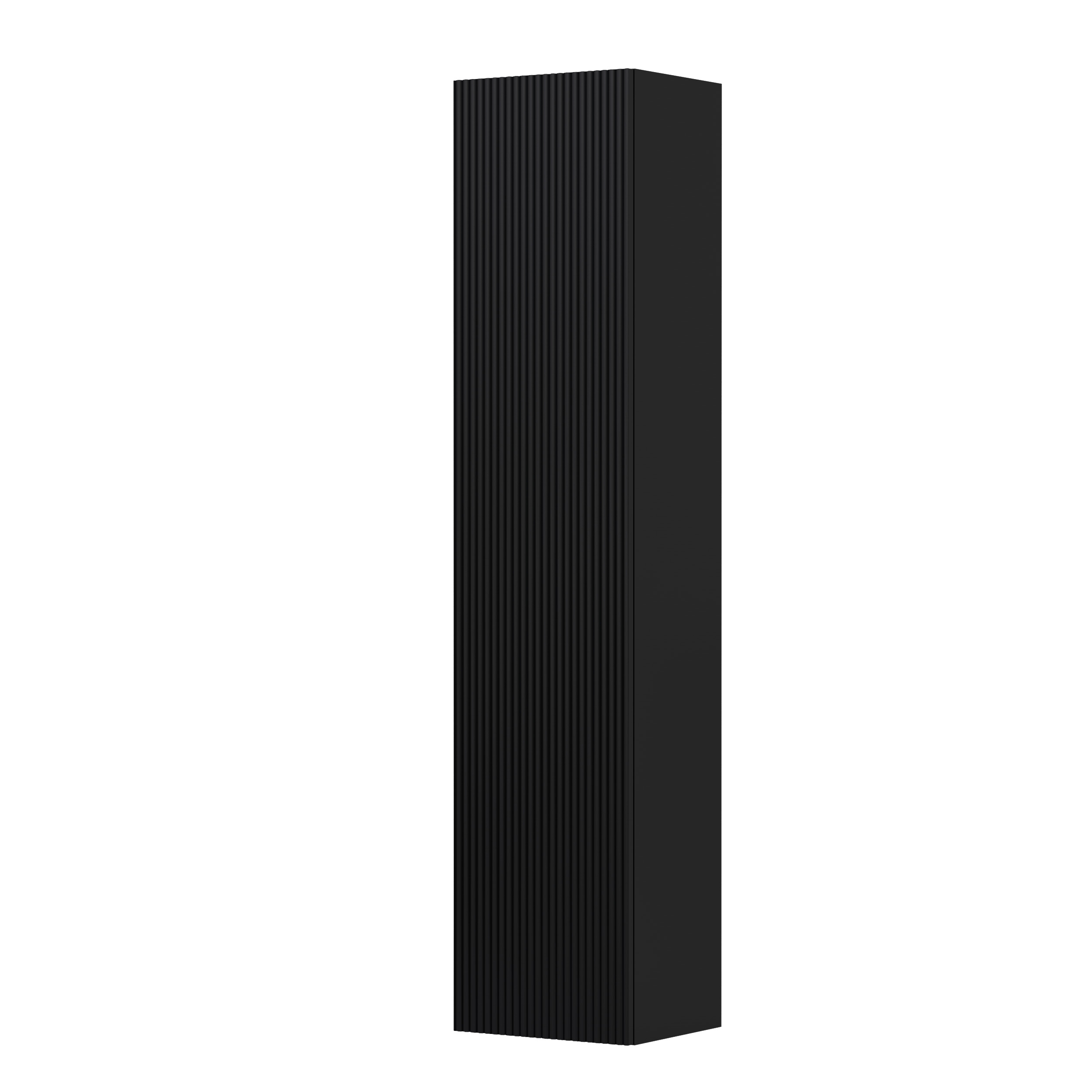 Oltens Lun Rilla kast 35x30x160 cm hangend langs de zijkant zwart 60036300