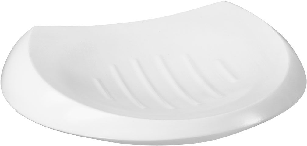 BISK Athena zeepschaaltje wand wit 28777