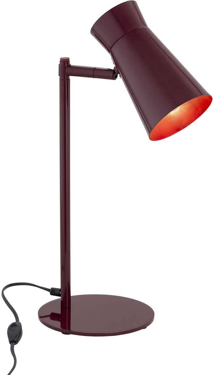 Argon Lord bureaulamp 1x7 W rood 8877