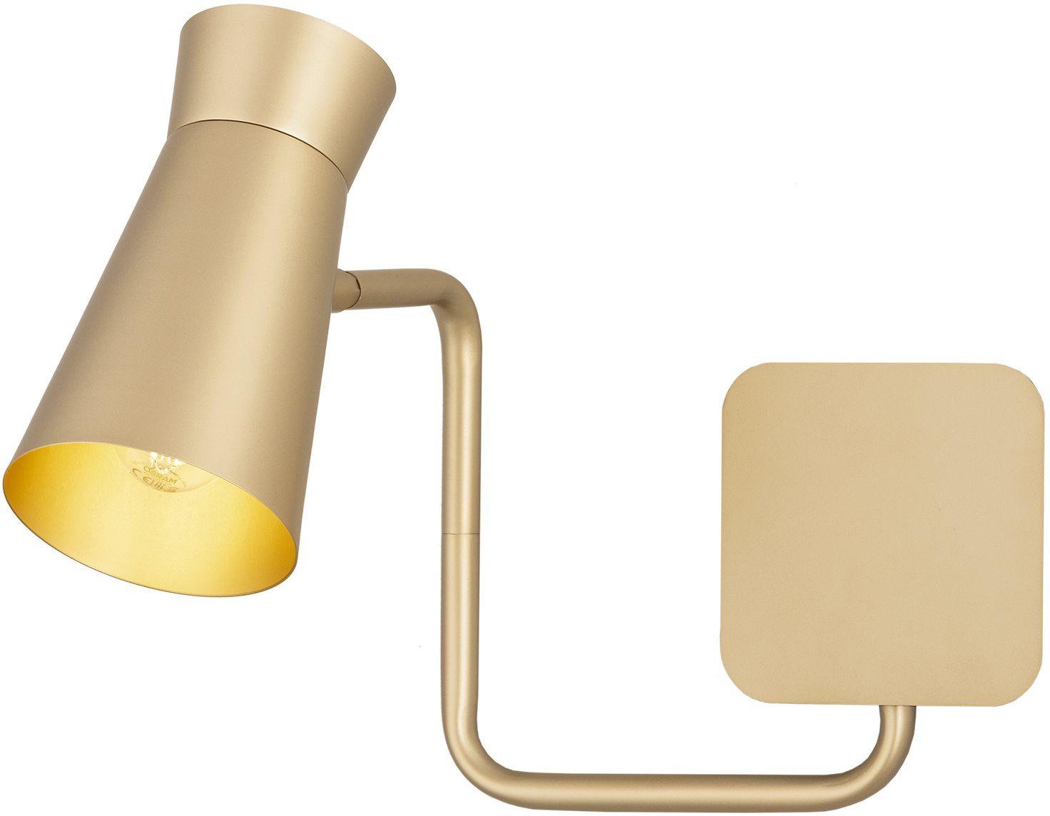 Argon Lord wandlamp 1x7 W gouden 8884