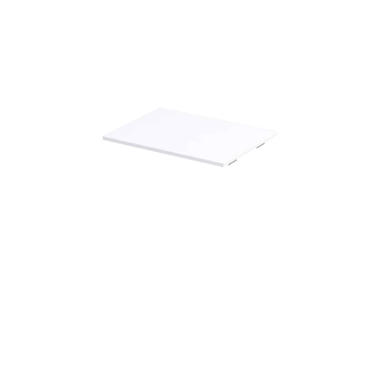 Oltens Lun badkamerblad op kast 60x45 cm wit 63024000