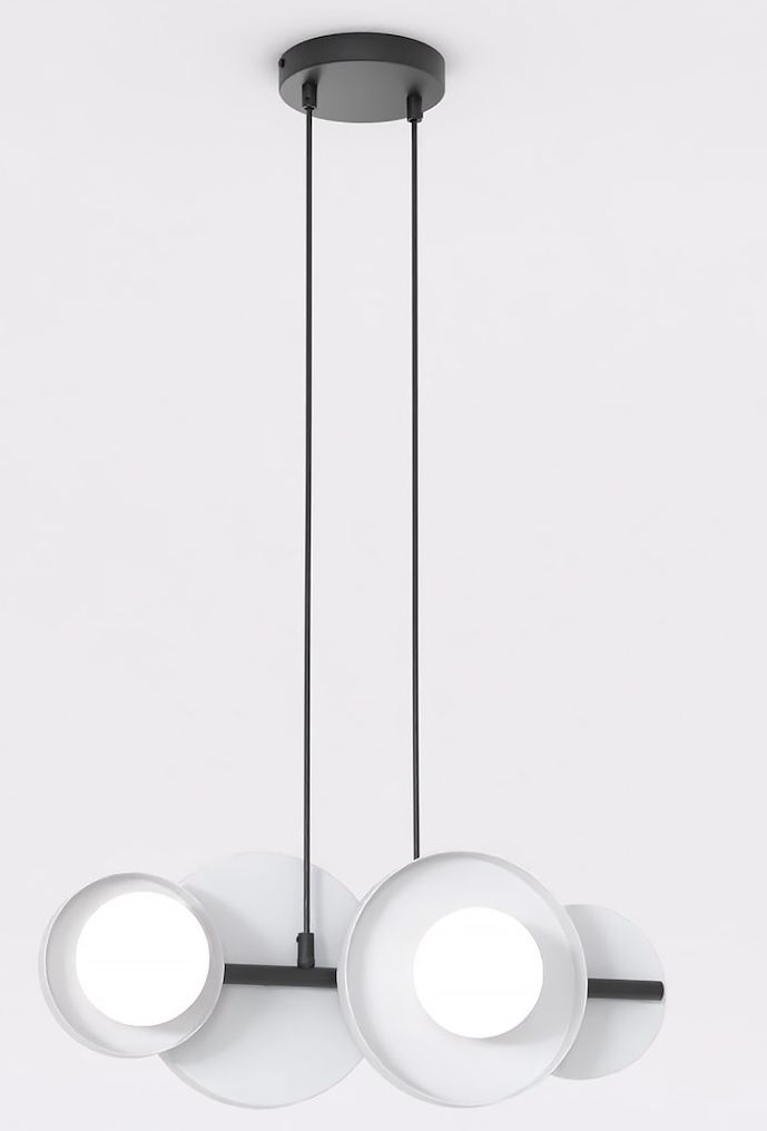 Emibig 4 BL Gray hanglamp 4x8 W grijs/askleur 1489/4