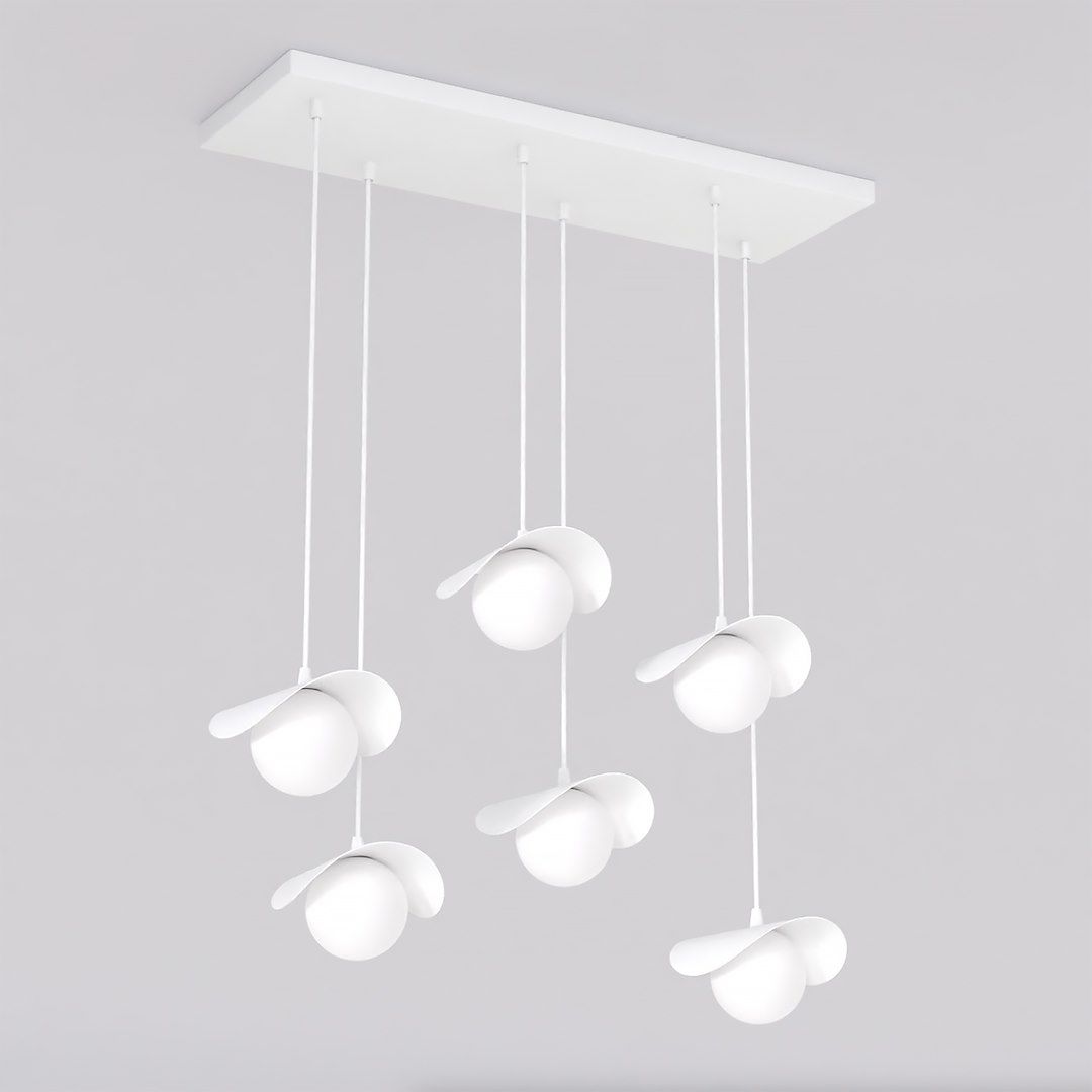 Emibig Ritual hanglamp 6x8 W wit 1584/6