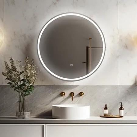 Balneo Sun spiegel 100x100 cm rond met verlichting met verwarmingsmat L0101020404-5