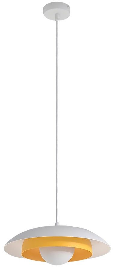Emibig Skin hanglamp 1x8 W wit-oranje 1606/1