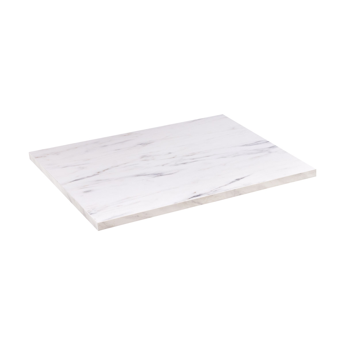 Oltens Tera badkamerblad op kast 60x45 cm wit 63024990